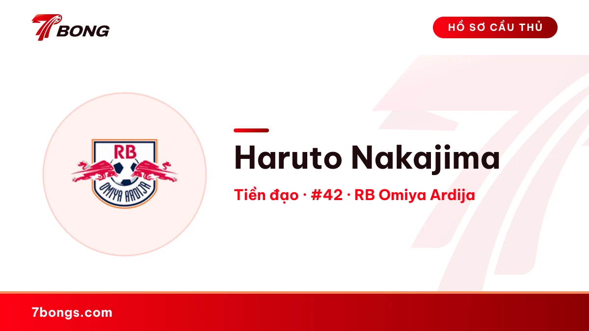 Haruto Nakajima — RB Omiya Ardija