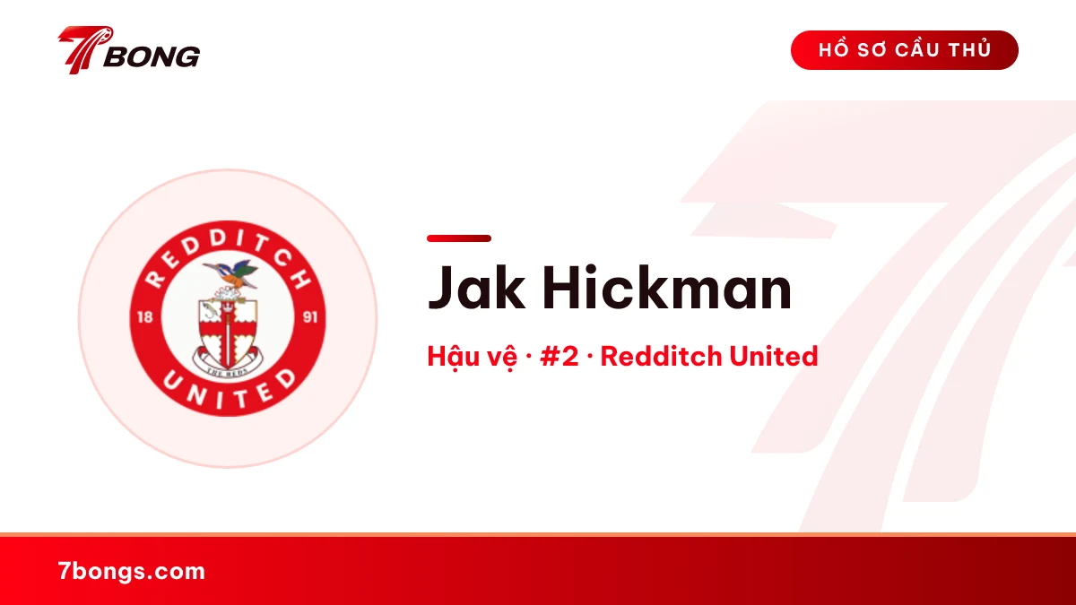 Jak Hickman — Redditch United
