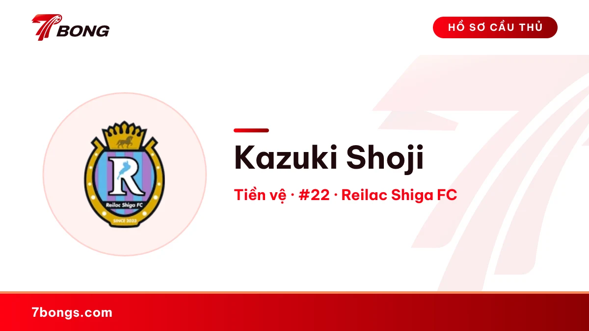 Kazuki Shoji — Reilac Shiga FC