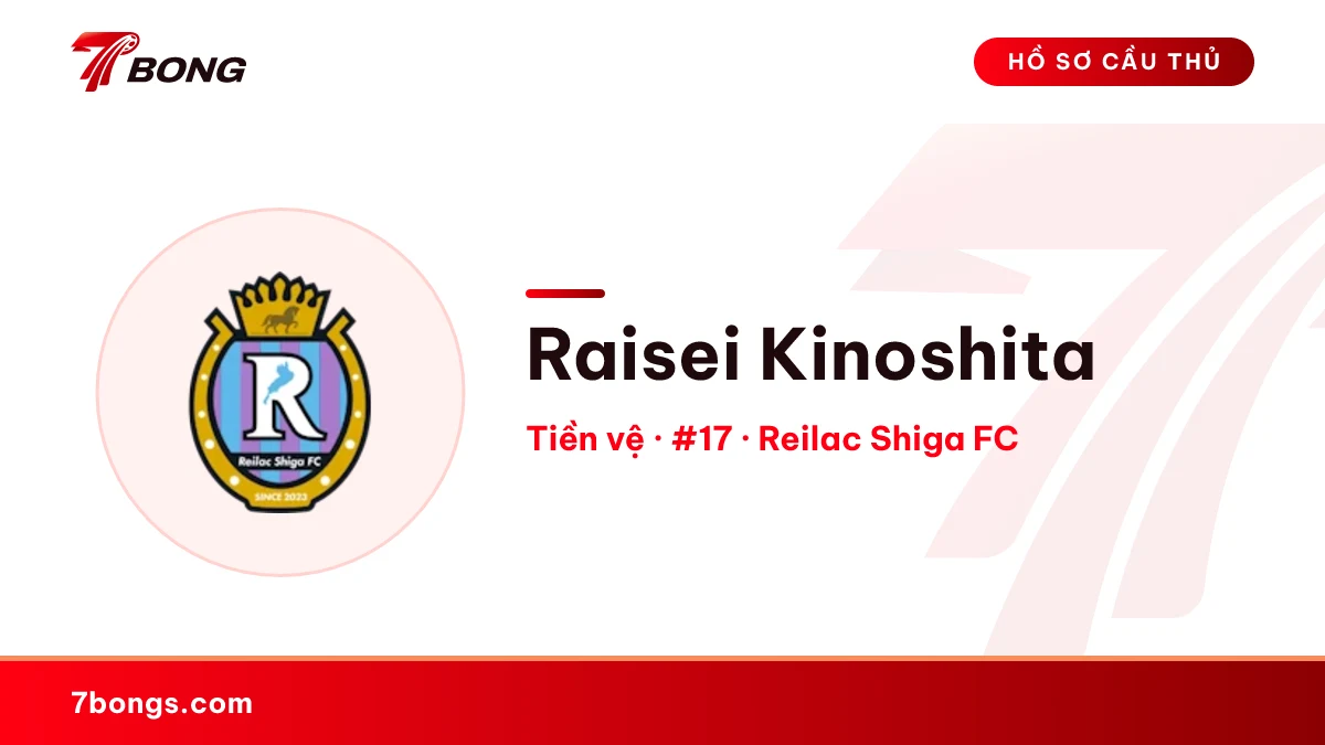 Raisei Kinoshita — Reilac Shiga FC