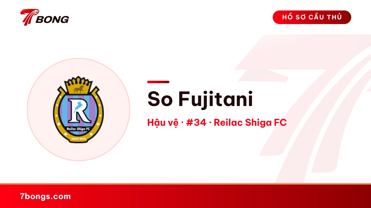 So Fujitani — Reilac Shiga FC