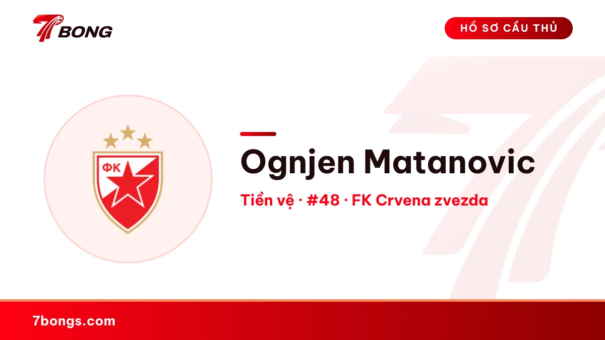 Ognjen Matanovic — FK Crvena zvezda