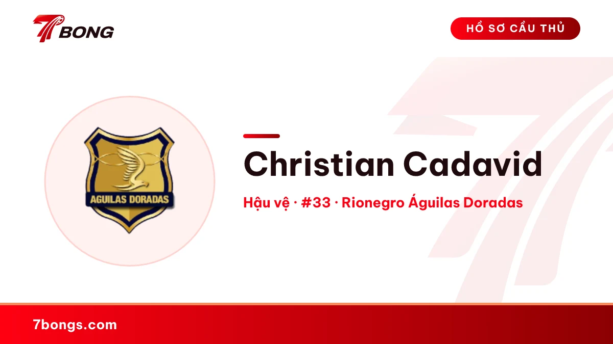 Christian Cadavid — Rionegro Águilas Doradas