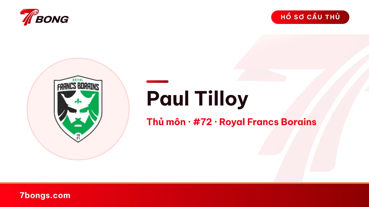 Paul Tilloy — Royal Francs Borains