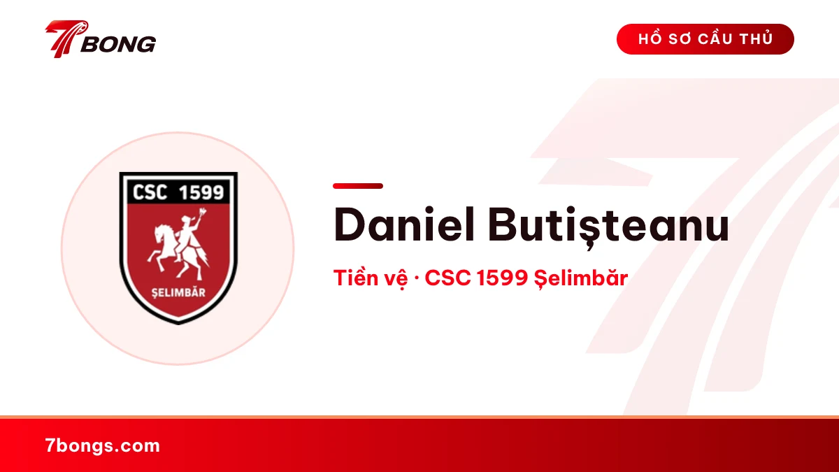 Daniel Butișteanu — CSC 1599 Șelimbăr