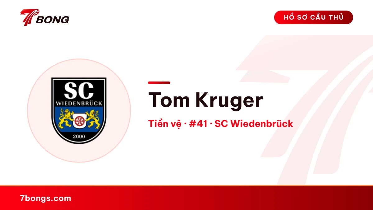 Tom Kruger — SC Wiedenbrück