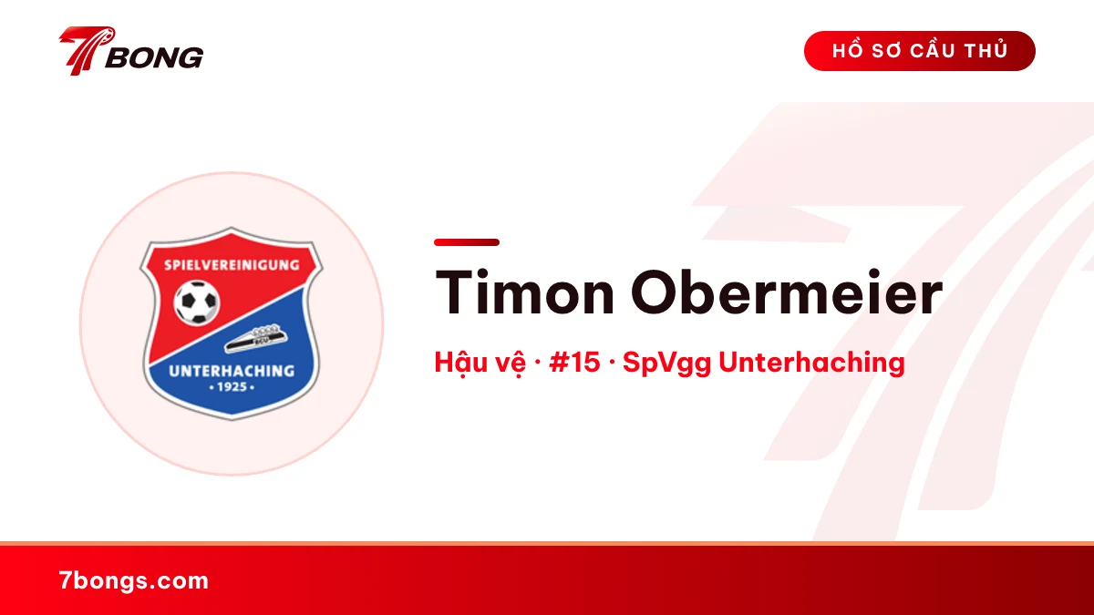 Timon Obermeier — SpVgg Unterhaching