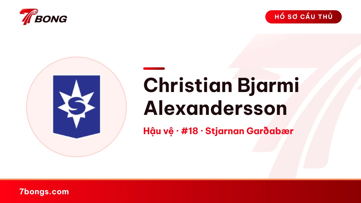 Christian Bjarmi Alexandersson — Stjarnan Garðabær