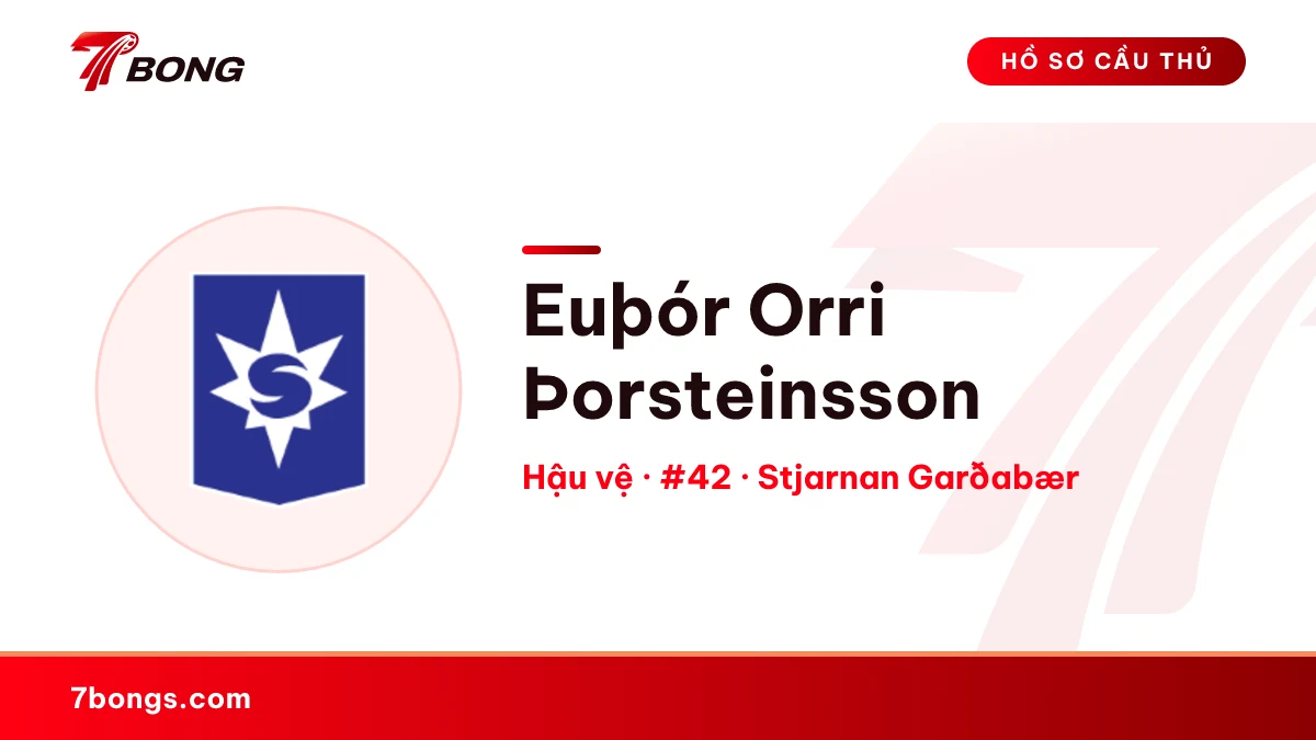Euþór Orri Þorsteinsson — Stjarnan Garðabær