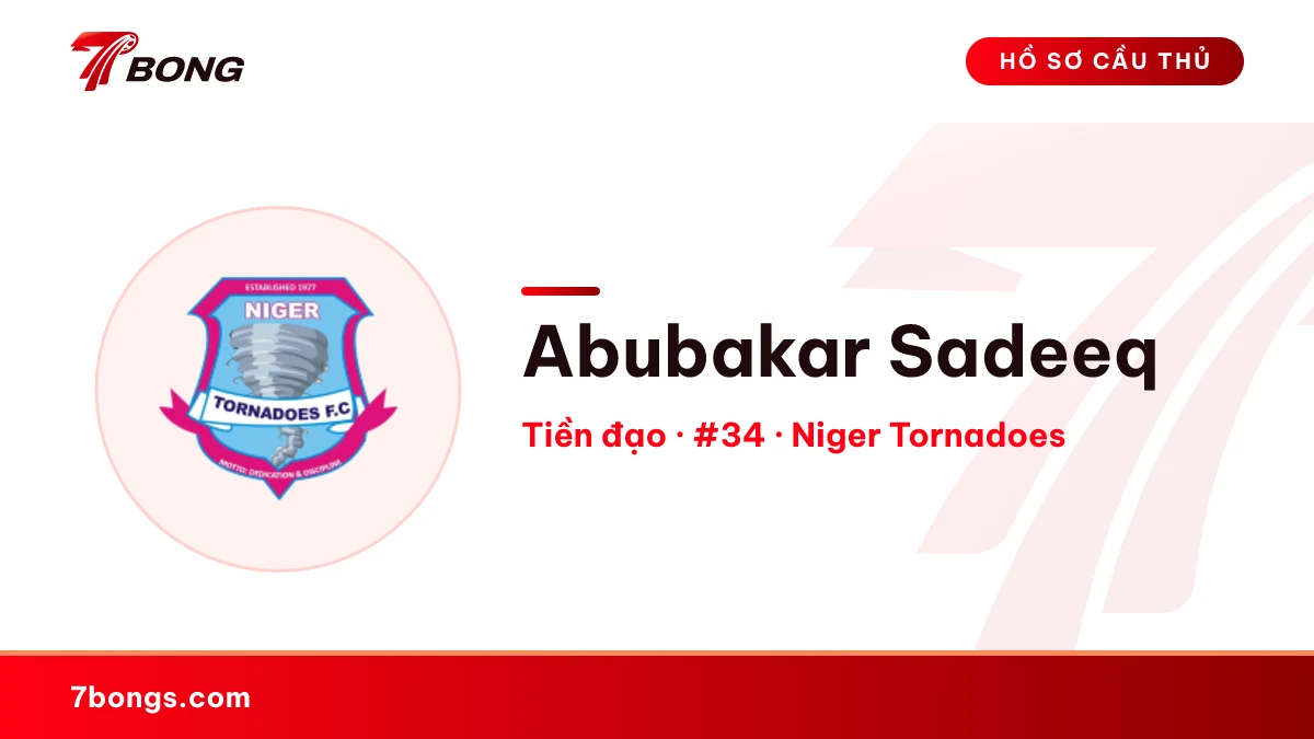 Abubakar Sadeeq — Niger Tornadoes
