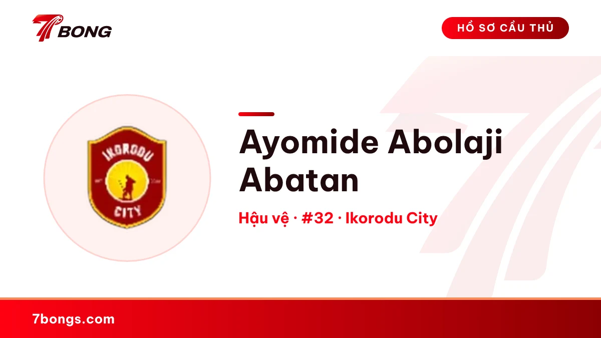 Ayomide Abolaji Abatan — Ikorodu City