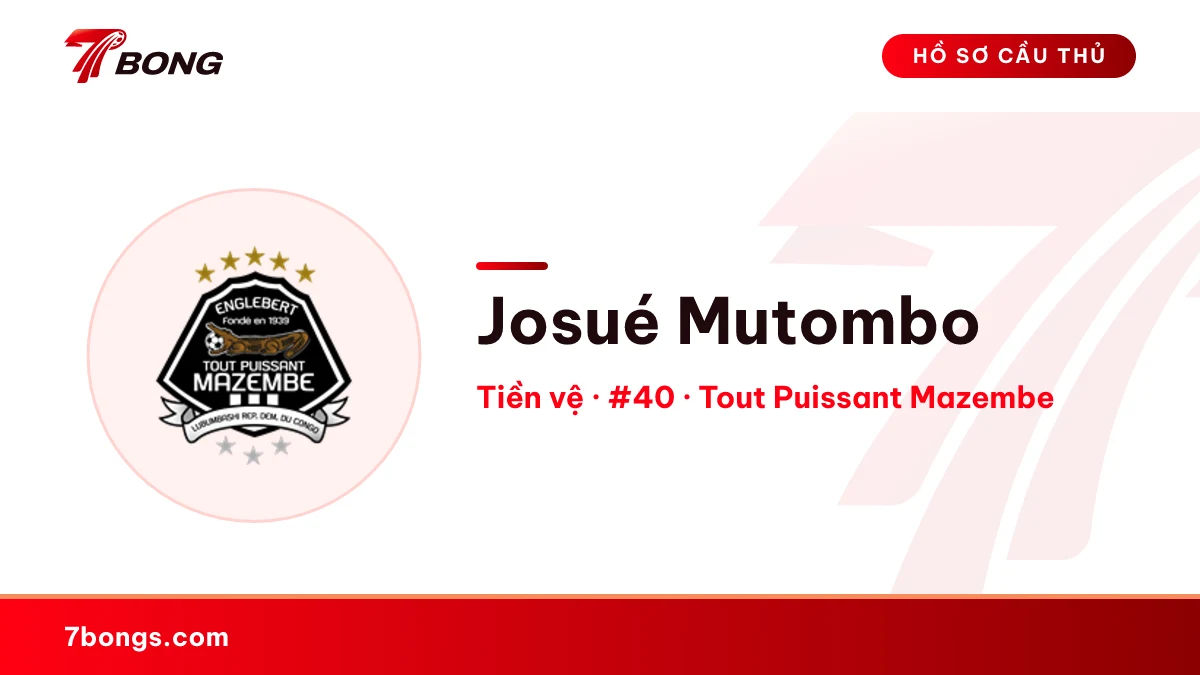 Josué  Mutombo — Tout Puissant Mazembe