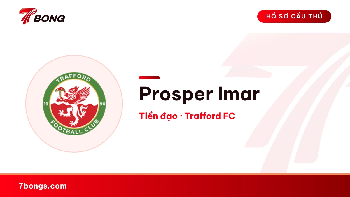 Prosper Imar — Trafford FC