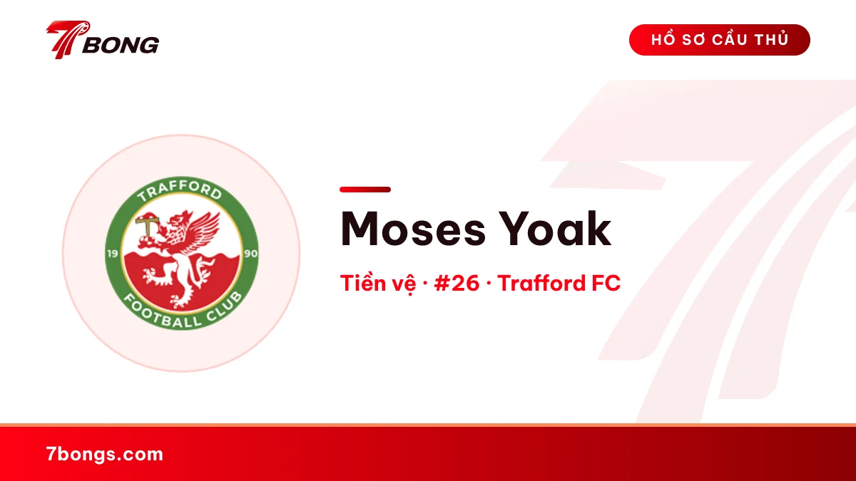 Moses Yoak — Trafford FC