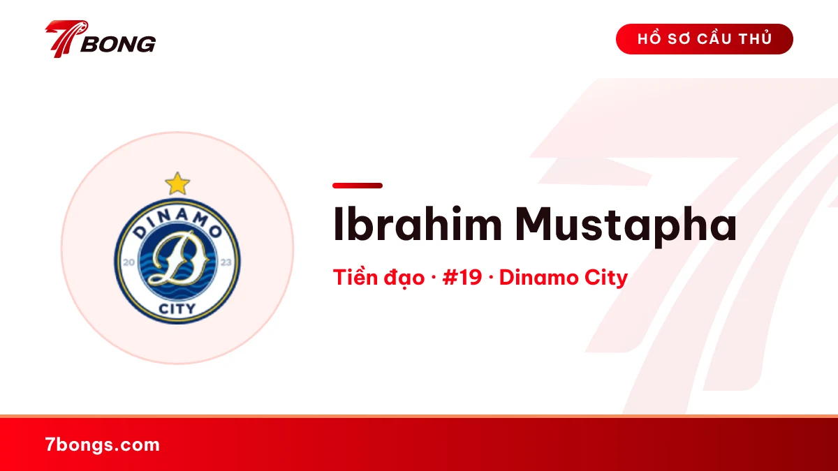 Ibrahim Mustapha — Dinamo City