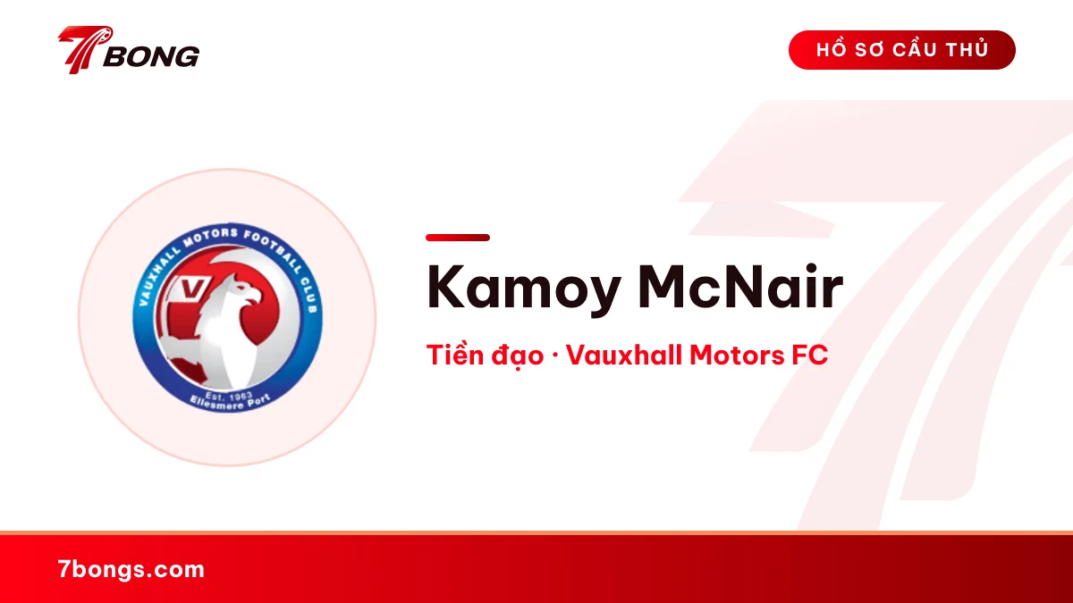 Kamoy McNair — Vauxhall Motors FC