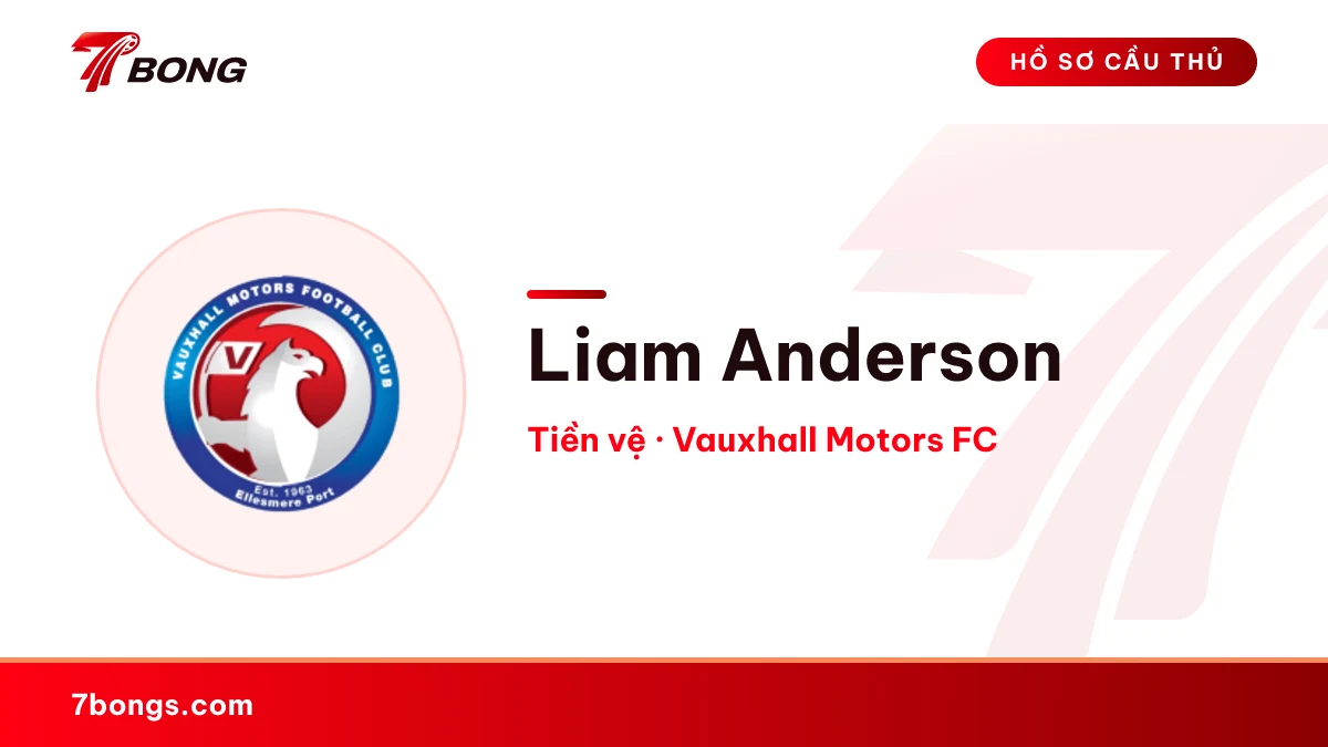 Liam Anderson — Vauxhall Motors FC