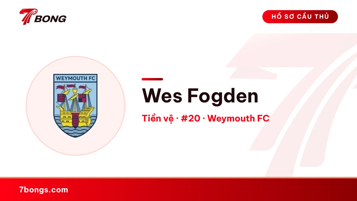 Wes Fogden — Weymouth FC