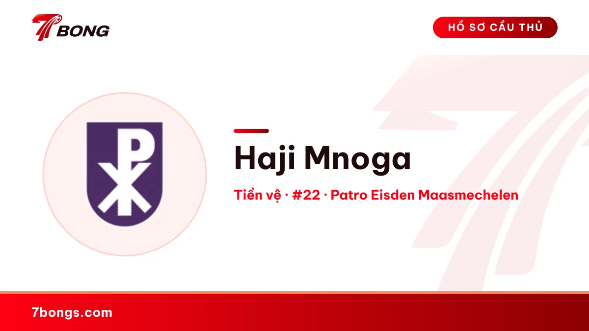 Haji Mnoga — Patro Eisden Maasmechelen