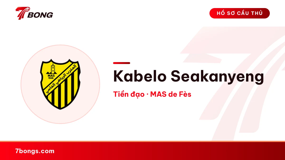 Kabelo Seakanyeng — MAS de Fès