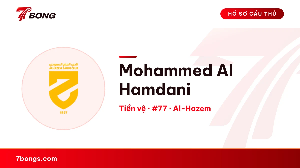 Mohammed Al Hamdani — Al-Hazem