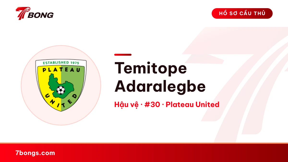 Temitope Adaralegbe — Plateau United