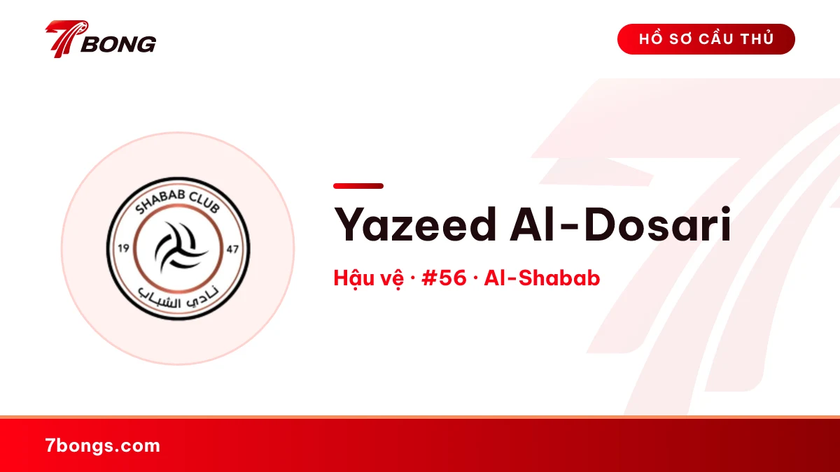 Yazeed Al-Dosari — Al-Shabab