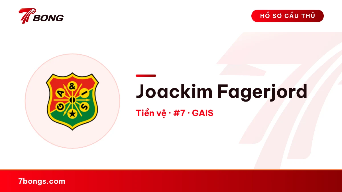 Joackim Fagerjord — GAIS