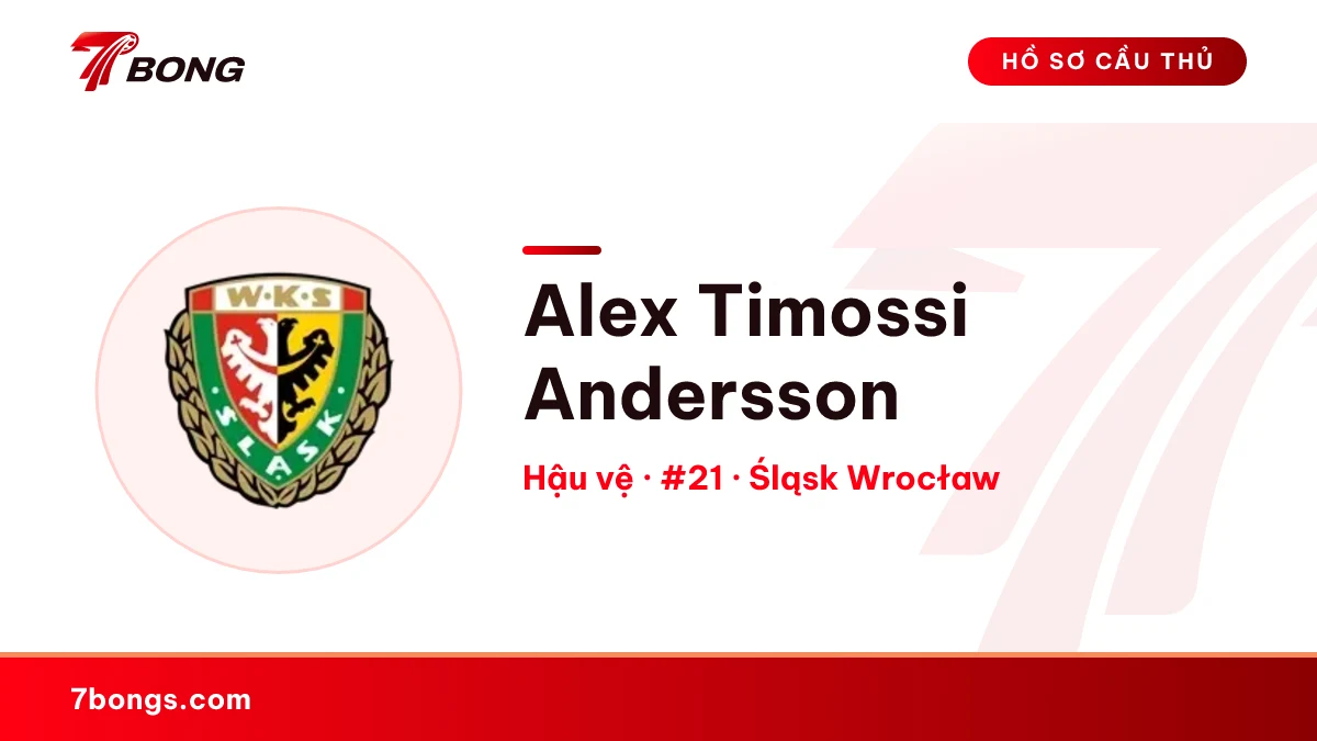 Alex Timossi Andersson — Śląsk Wrocław