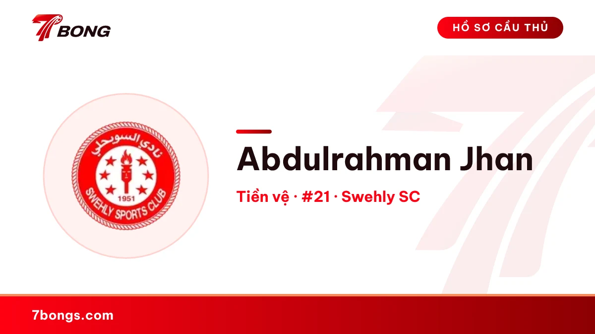 Abdulrahman Jhan — Swehly SC