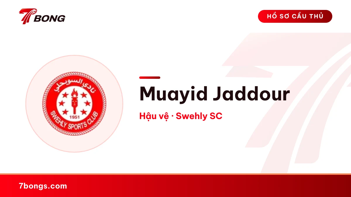 Muayid Jaddour — Swehly SC