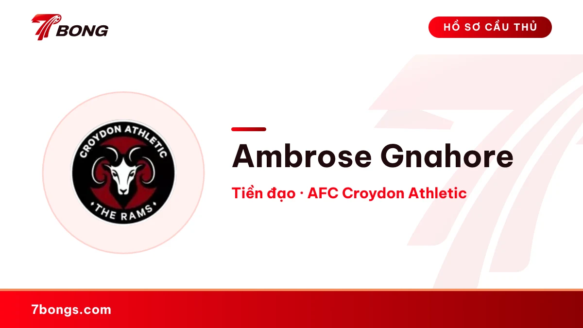 Ambrose Gnahore — AFC Croydon Athletic