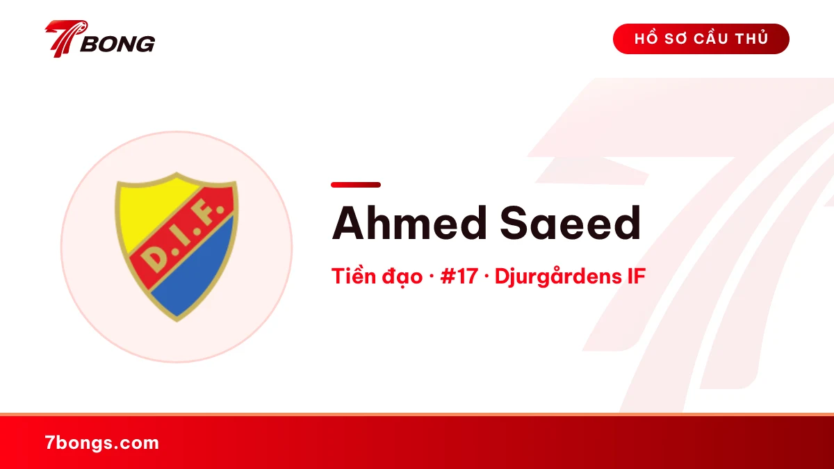 Ahmed Saeed — Djurgårdens IF