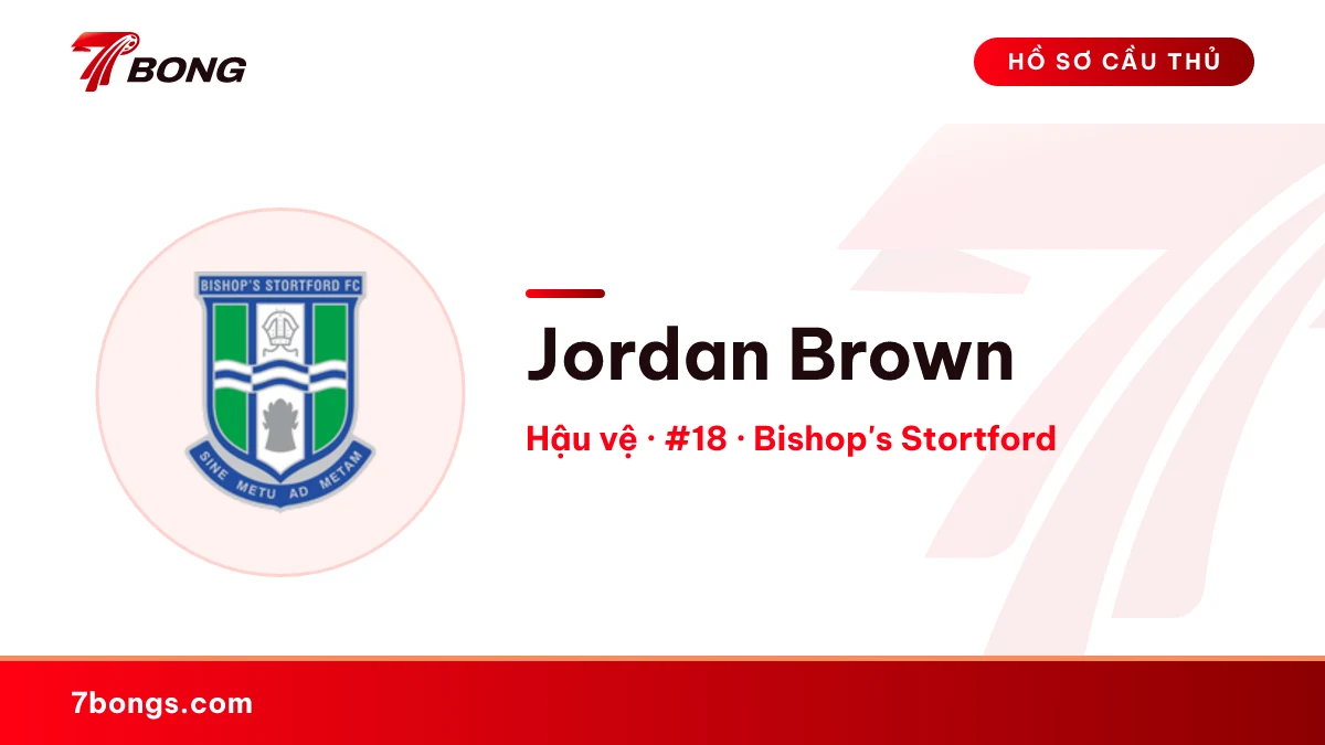 Jordan Brown — Bishop's Stortford