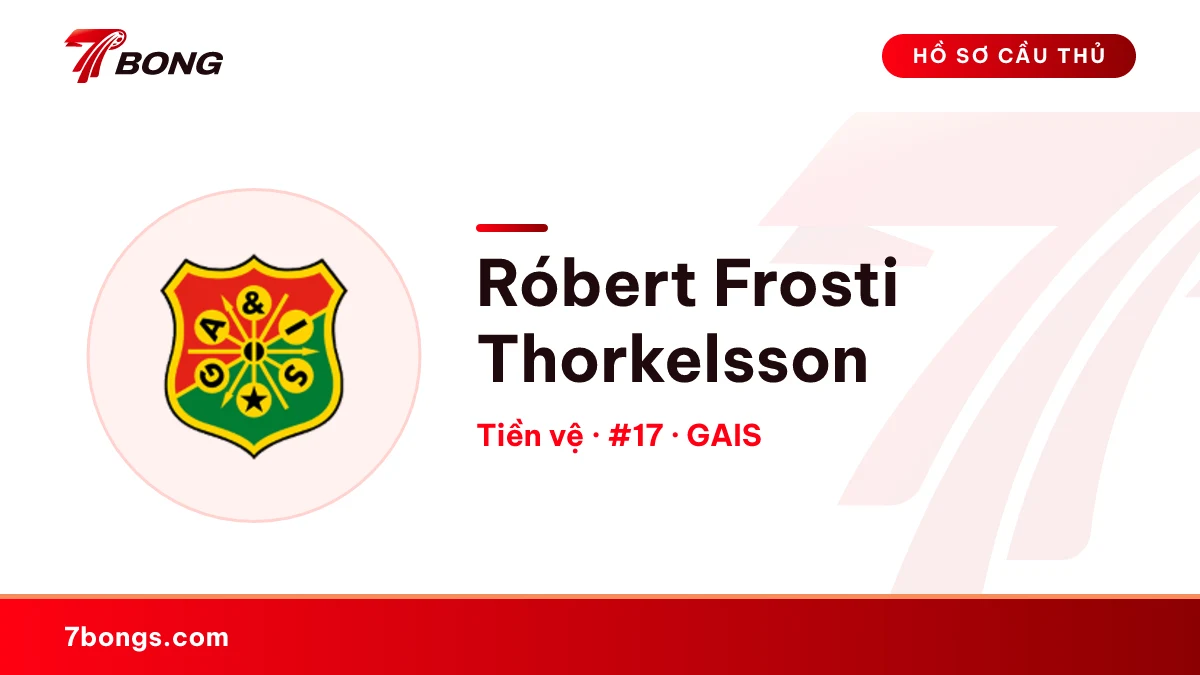 Róbert Frosti Thorkelsson — GAIS