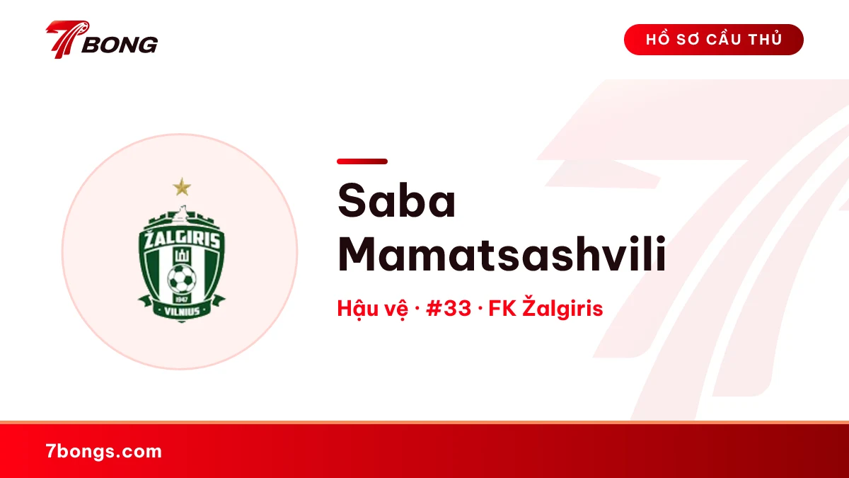 Saba Mamatsashvili — FK Žalgiris