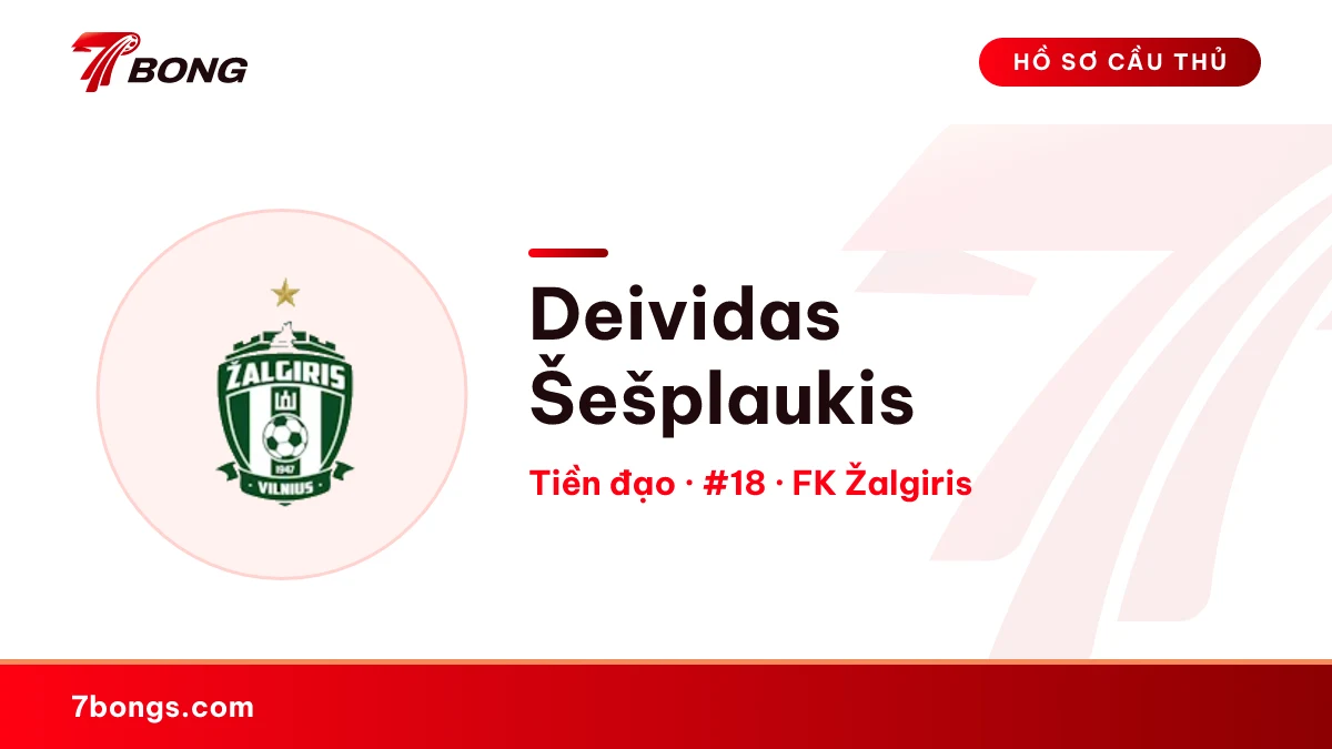 Deividas Šešplaukis — FK Žalgiris