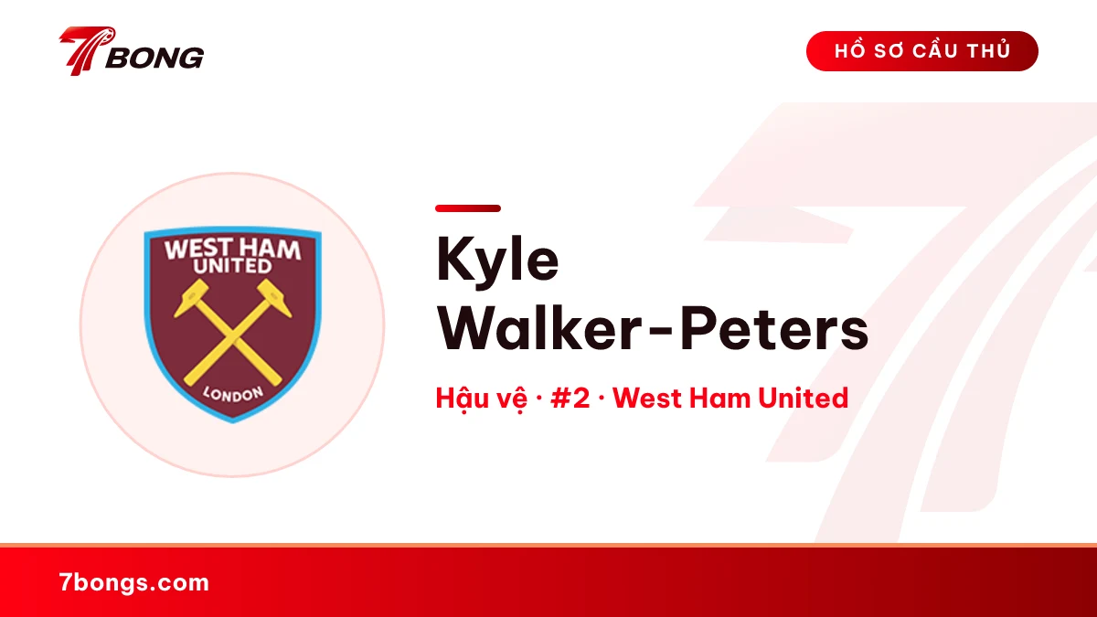 Kyle Walker-Peters — West Ham United