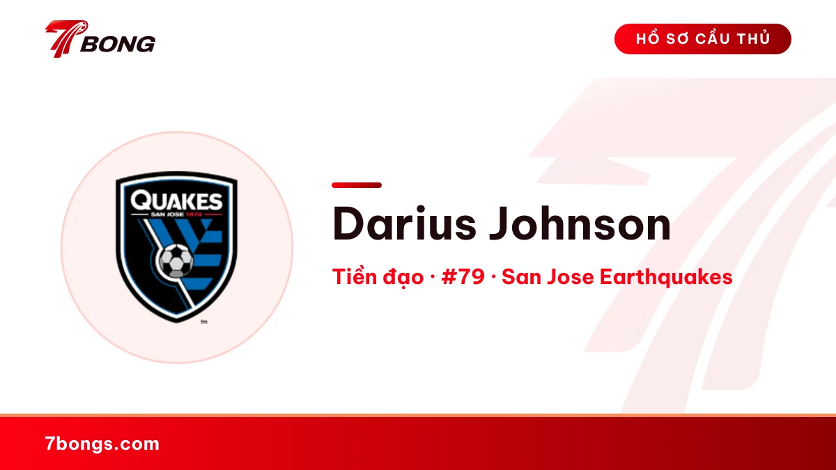 Darius Johnson — San Jose Earthquakes