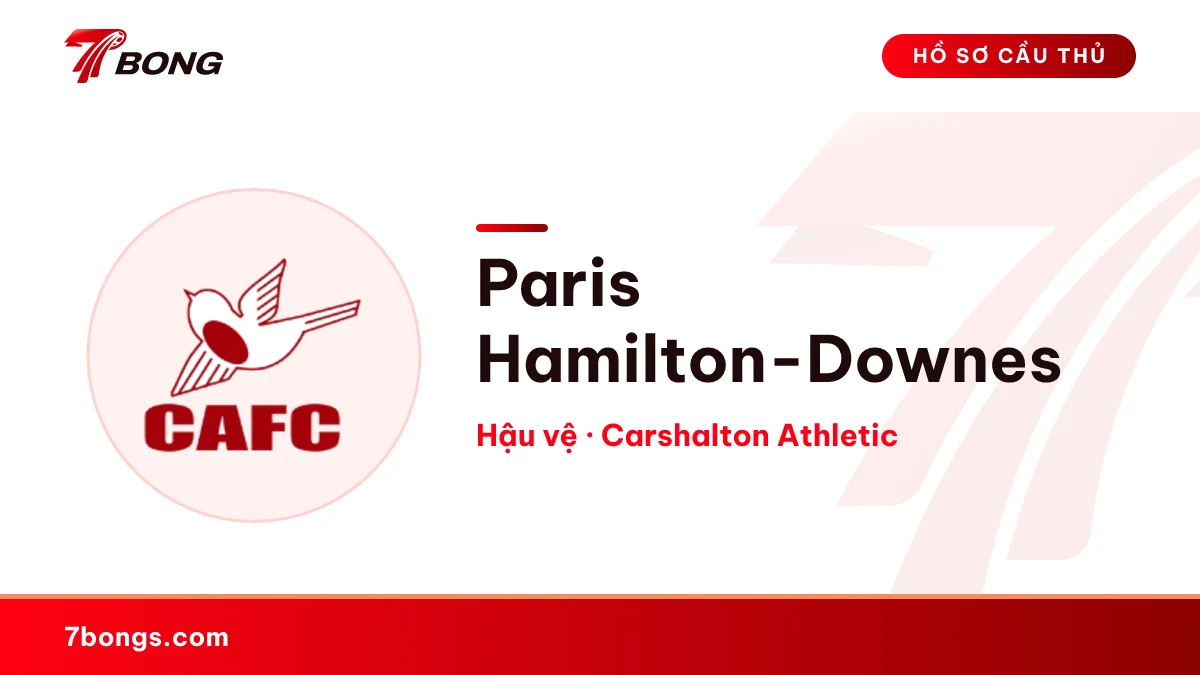 Paris Hamilton-Downes — Carshalton Athletic