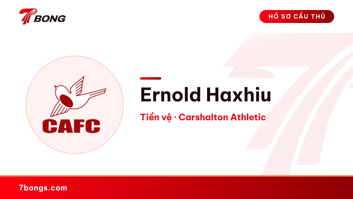 Ernold Haxhiu — Carshalton Athletic