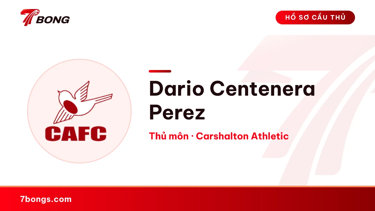 Dario Centenera Perez — Carshalton Athletic