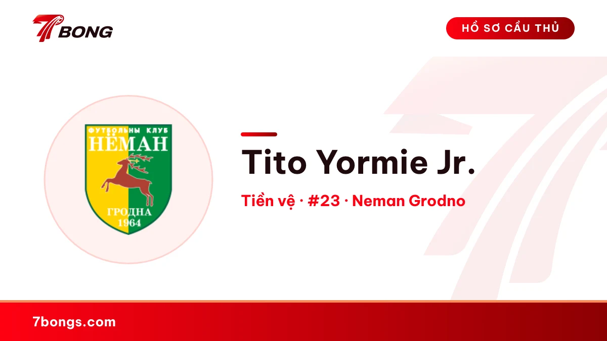 Tito Yormie Jr. — Neman Grodno