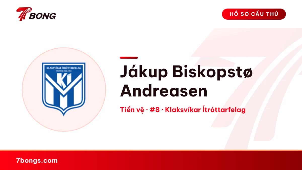 Jákup Biskopstø Andreasen — Klaksvíkar Ítróttarfelag