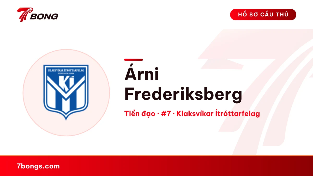 Árni Frederiksberg — Klaksvíkar Ítróttarfelag