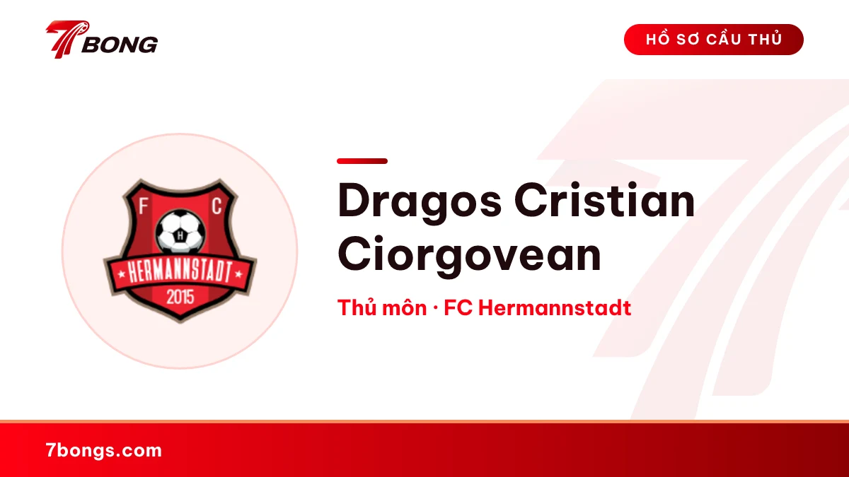 Dragos Cristian Ciorgovean — FC Hermannstadt