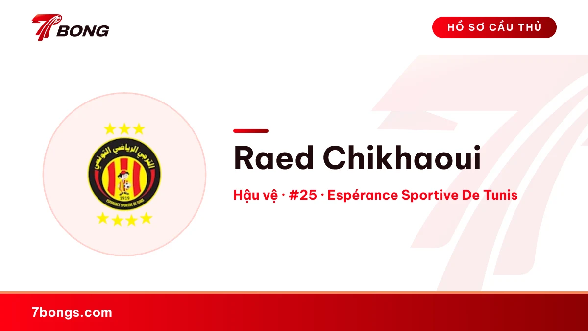 Raed Chikhaoui — Espérance Sportive De Tunis