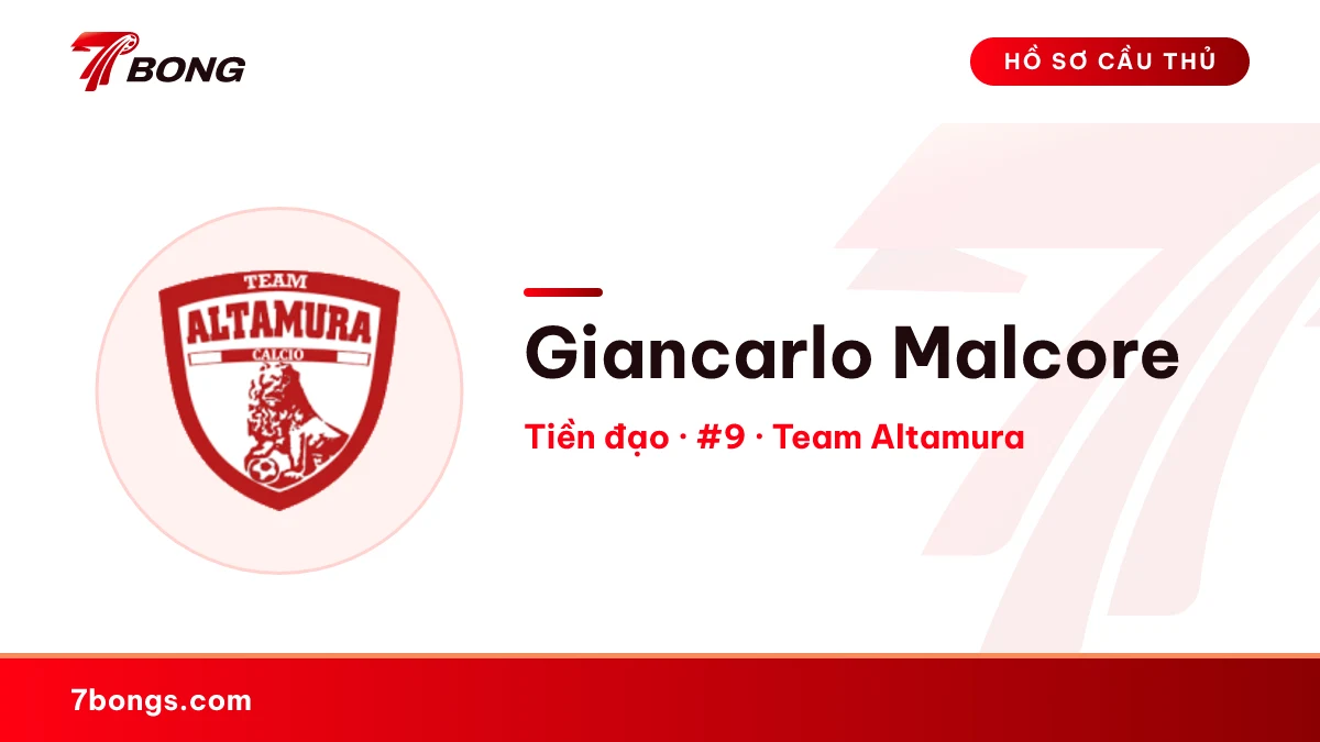 Giancarlo Malcore — Team Altamura