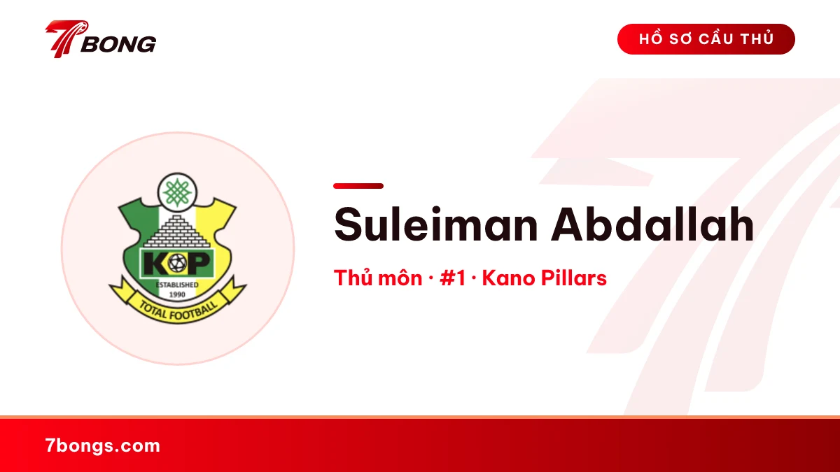 Suleiman Abdallah — Kano Pillars