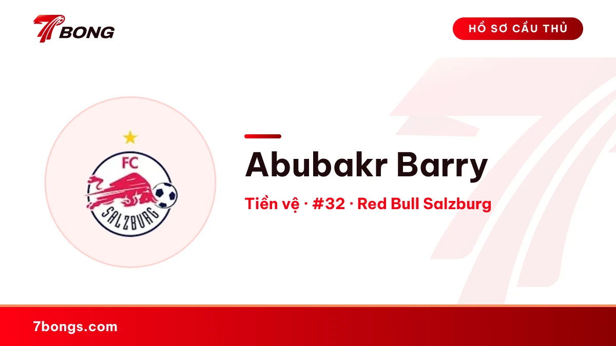 Abubakr Barry — Red Bull Salzburg